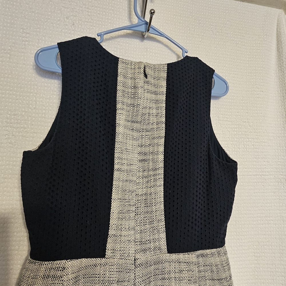 Women's J. Crew Gray Sheath Dress Sleeveless Crew Neck Size 8 - Picture 2 of 9